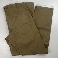 Rab Outdoor Walking Trousers Mens W34 L32 mustard brown  Hiking Climbing Pants