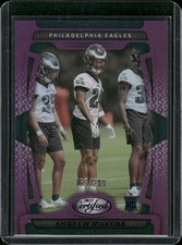 2025 Panini Certified #120 Andrew Mukuba Mirror Purple #/299