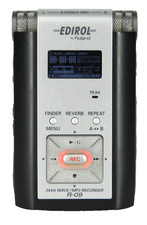 EDIROL by Roland R-09 24 bit Wave MP3 Recorder Digital Audio Working Tested