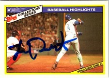 Lenny Dykstra signed baseball card (Mets) 1987 Topps World Series Highlights #23
