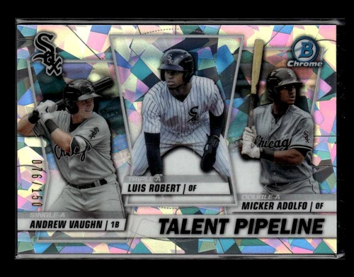 Luis Robert 2020 Bowman Chrome Talent Pipeline Trios - Atomic Refractor #/150