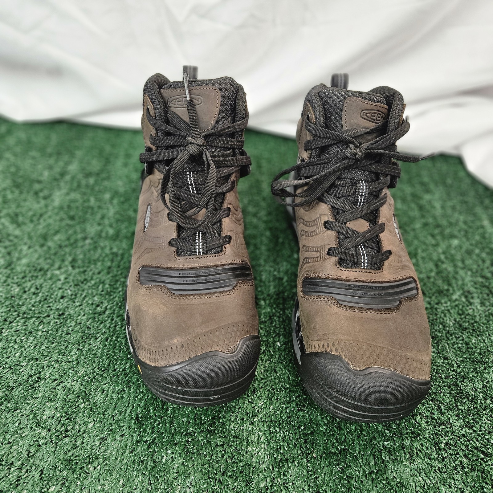 Stivali Keen Uomo 13 D Marrone Kansas City+ Mid Impermeabili Punta Morbida Antiscivolo