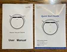 ILIFE S5 / V5 Robot Vacuum REPLACEMENT Manual & Quick Start Guides