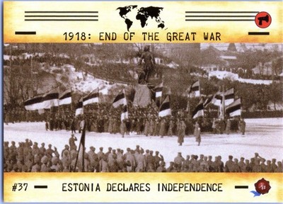 Estonia Declares Independence HISTORIC AUTOGRAPHS 1918 End of the Great War  #37