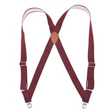 3.5cm Adult Elastic Braces with 2 Side Clips for Men's Suspenders Work/ Casual
