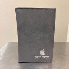 Vtg APPLE COMPUTER Grey Paper Pad Portfolio - 6" x 9" - Advertising