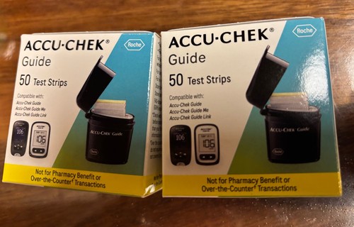 Accu-Chek Guide 100 Teststreifen, 2 Boxen je 50 Streifen, Ablaufdatum 19.08.2026 - Bild 1 von 3