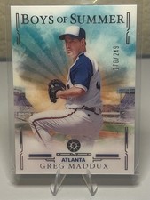 2025 Panini Boys of Summer Greg Maddux #64 Serial Numbered /249 Atlanta Braves