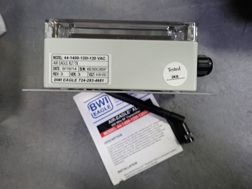 NEW BWI Eagle 44-1400-120I-120VAC - Air Eagle XLT TX Wireless Transmitter - Picture 2 of 2