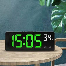 Temperature Date Digital LED Clocks Display Table Clock Backlight for Bedroom