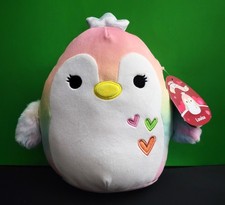 Squishmallows Louisa Penguin 12" Plush Hearts Crown Original Stuffed Animal Toy