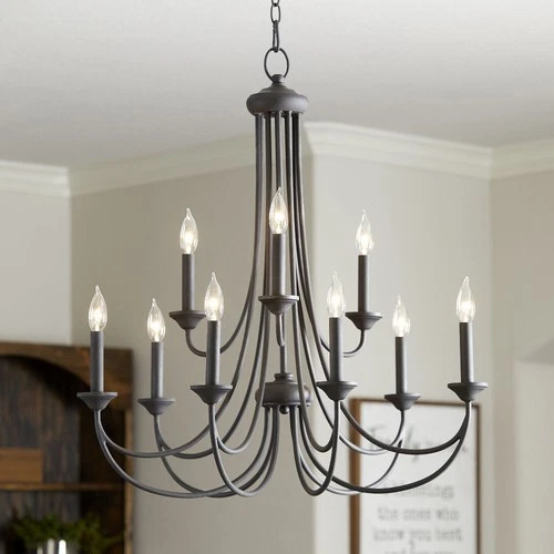 Quorum Lighting - Nine Light Chandelier - Chandelier - Brooks - Nine Light - Picture 2 of 2