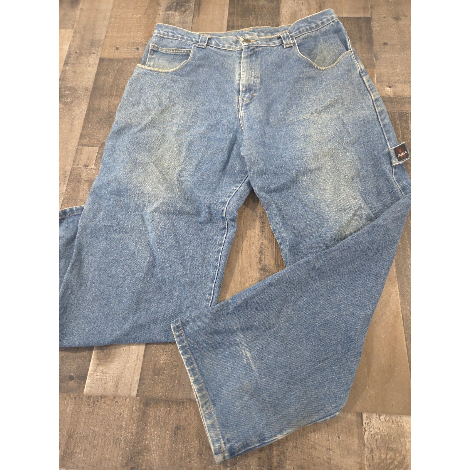 VTG Polo Jeans Co Ralph Lauren Carpenter Jeans Blue Denim Men