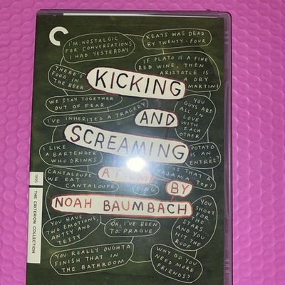 Kicking & Screaming DVD 1995 Criterion Collection Noah Baumbach with Insert