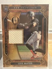 2023 Panini Chronicles Baseball Gold Standard Swatches Luis Matos RC GSS-LM