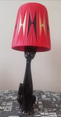 Kitsch 50er 60er 70er Rockabilly Retro Kunststoffband Handarbeit Lampenschirm