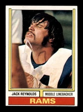 1974 Topps #25 Jack Reynolds RC EX X3594138