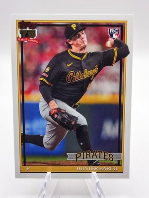 2026 Topps Series 2 #91B2-15 Hunter Barco 1991 Topps Rookie RC 35th Anniversary