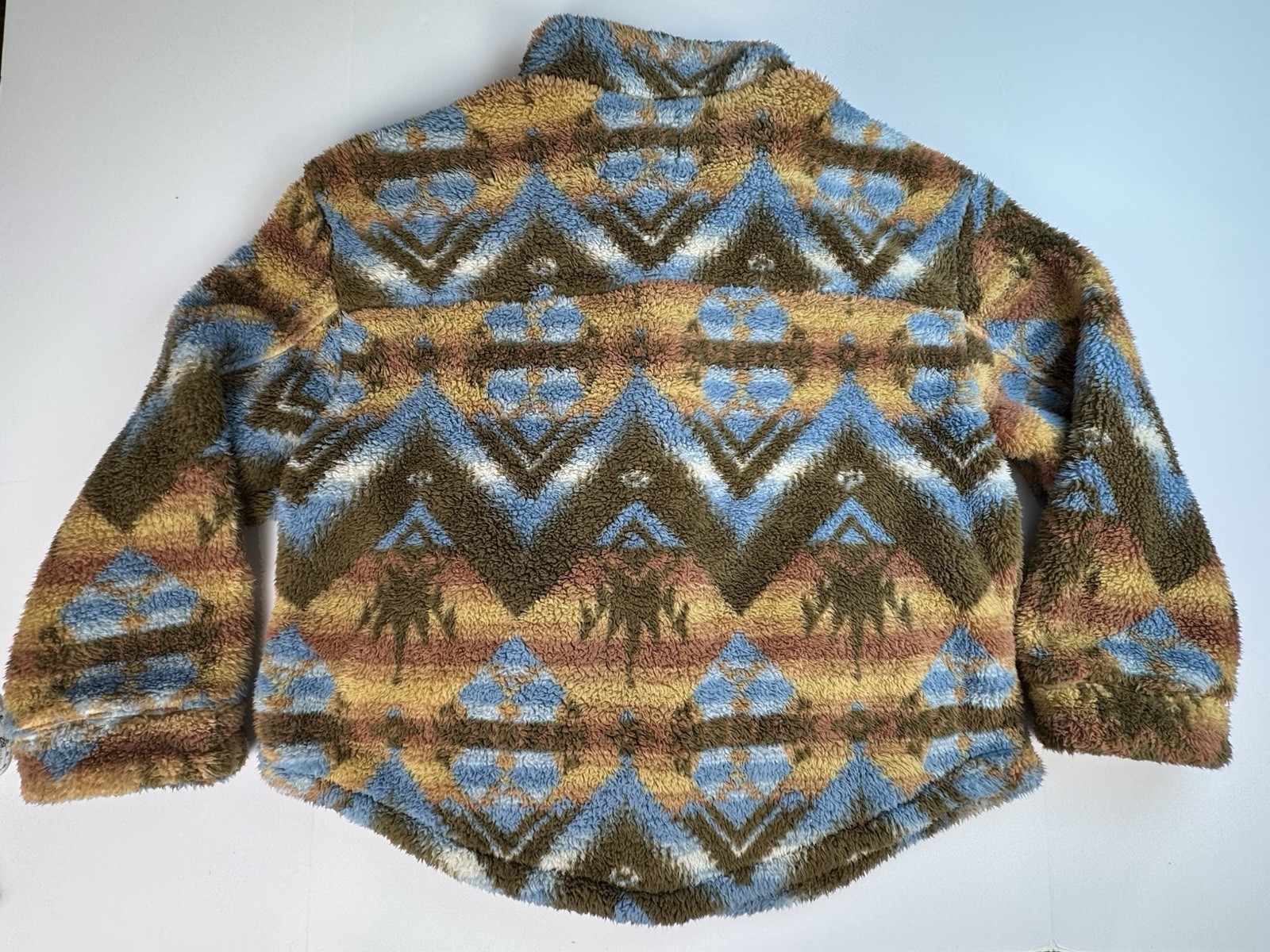 Lucky Brand Button Front Aztec Patterned High Pil… - image 12