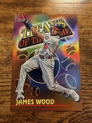 2026 Topps Series 1 James Wood Orange FOIL /25 Titans of the Game
