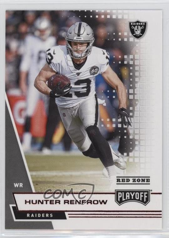 2020 Panini Playoff Red Zone Hunter Renfrow #89 2k3