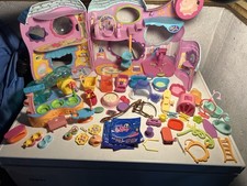 Huge Rare LPS Hasbro Littlest Pet Shop Playset House  Accessories LOT