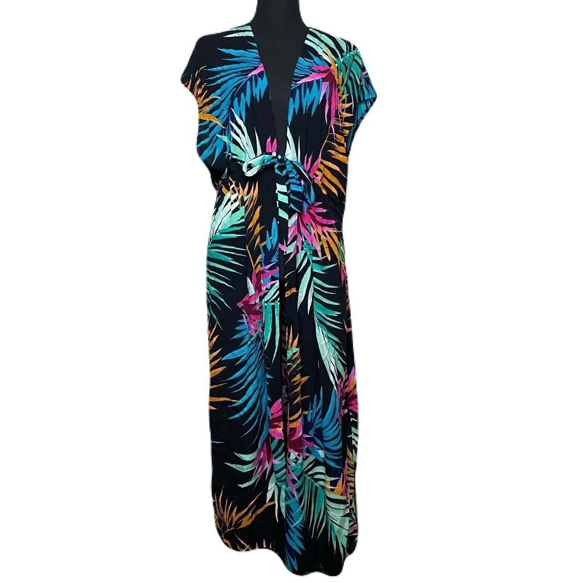 ebay beach cover up dresses Beach Bliss Sheer Cover Up Moss Green / L