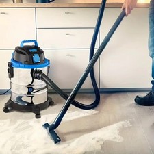 ASPIRATEUR INDUSTRIEL SEC/HUMIDE TRÈS PUISSANT DE 1250 W ET 20 L