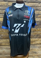 NASCAR Hattori Racing Team Issued Toyota Tsusho Race Used Crew Shirt Size XL