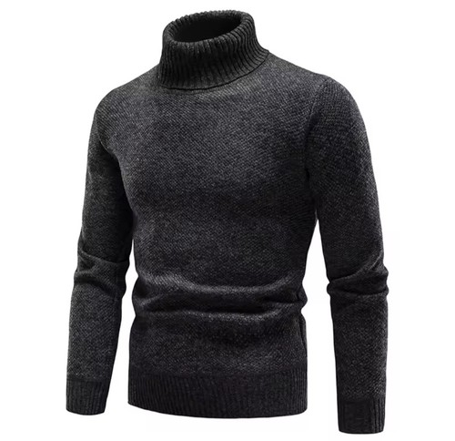 Herren Rollkragenpullover Fleece Warm Strickpullover Herbst / Winter Sweater - Bild 12 von 12