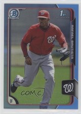 2015 Bowman Twitter Exclusive Blue Refractor 8/10 Rafael Bautista #BCP42 0c3