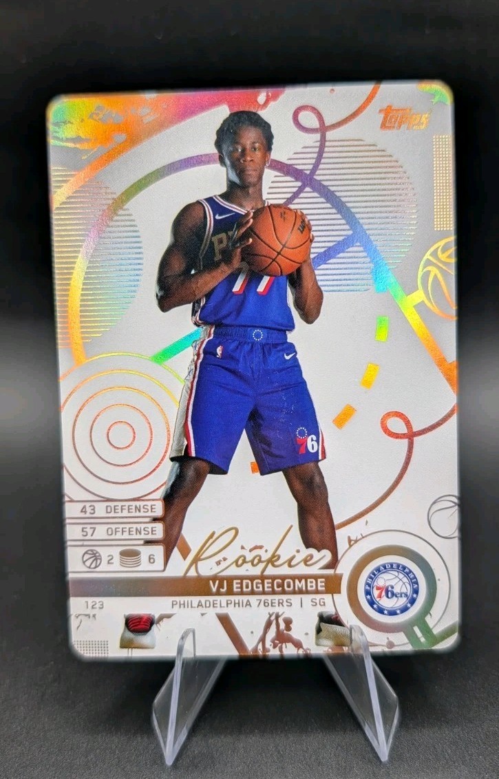 2025-26 Topps Match Attax - VJ Edgecombe Rookie RC White Foil #123