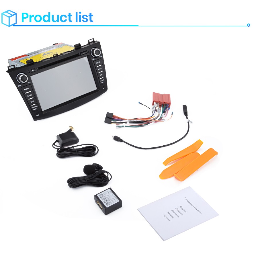 7'' Car Stereo Radio GPS Navi BT DAB+ DVD Player For Mazda 3 2010 2011 2012 2013