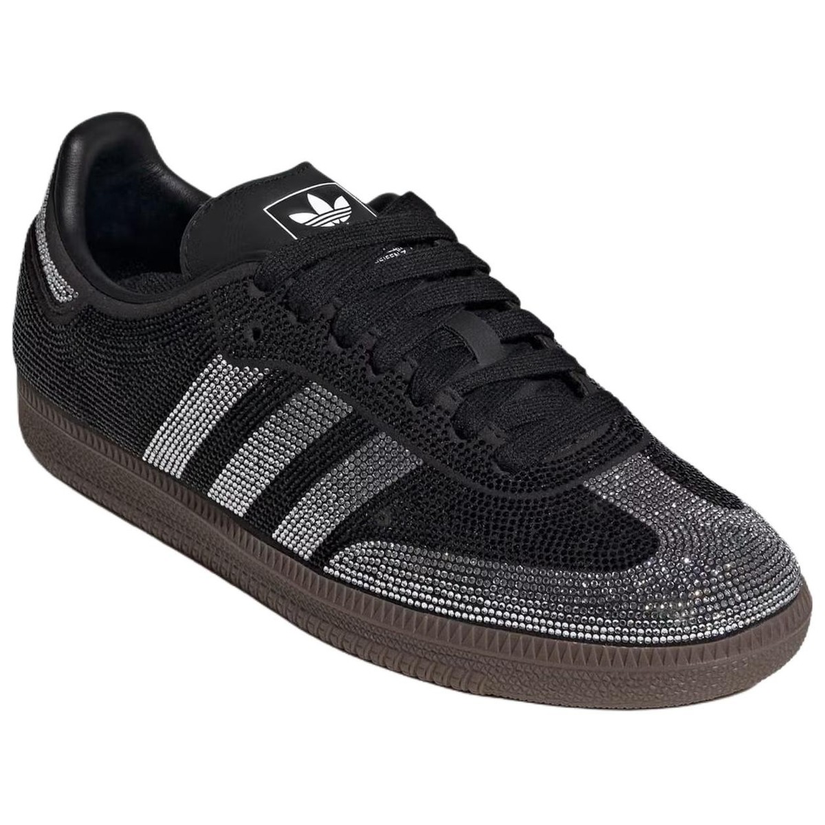 Size 8 - adidas Samba OG Black Silver Rhinestones W for sale