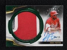 2024 Topps Five Star Jumbo Prime Relic Green 4/15 Joey Votto #FSJP-JV Auto 0x30