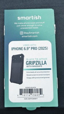 NEW Smartish  iPhone 17 Pro Max MagSafe Gripzilla Case   Black Tie Affair