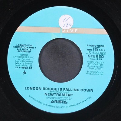 NEWTRAMENT: london bridge is falling down / mono JIVE 7'' Single 45 RPM