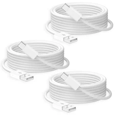 3 Pack Car Carplay Cable for iPhone 16 15,[Apple MFi Certified] 10Ft USB A... 