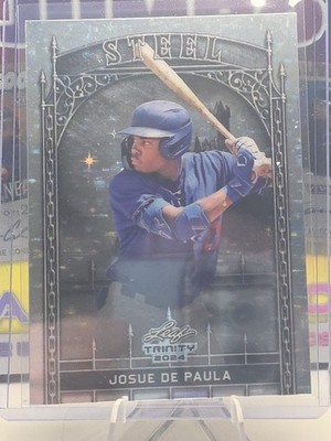 Josue De Paula 2024 Leaf Trinity Steel S-55 150/290 Los Angeles Dodgers Prospect
