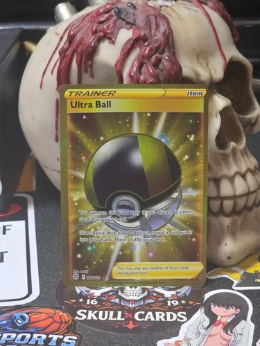 ☠️☠️ Pokemon Ultra Ball (Secret) 186/172 Swsh09: Brilliant Stars Holo