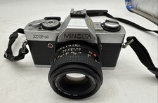 Minolta XG-A 35mm SLR Film Camera w/ MD 50mm