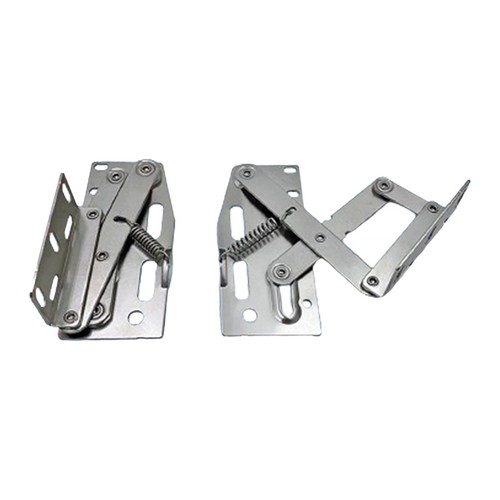 2 Pieces Tip Out Tray Hinges Spring Door Hinge for Kitchen Cabinet Doors - Picture 2 of 5