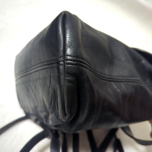 OLD COACH 4152 Vintage Backpack Purse Leather Black Authentic Used Japan - Picture 9 of 11