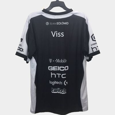 TWS S/S JERSEY WT M 新品未開封 New Team Solomid Jersey TSM Viss Jersey Shirt Men's Size XL Twitch