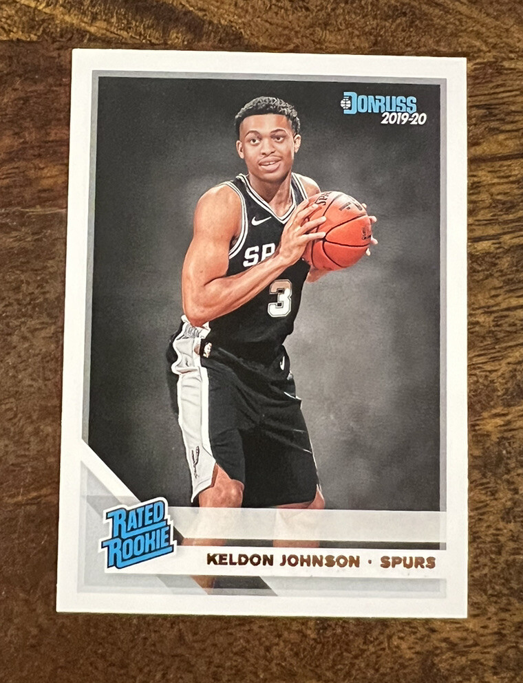 KELDON JOHNSON 2019-20 DONRUSS RATED ROOKIE #227 SAN ANTONIO SPURS