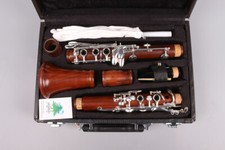 Advance B-Flat Clarinet Rosewood Wooden Body Silver Plated Bb Key 17 key Case