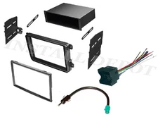 VW CAR STEREO RADIO COMPLETE INSTALL KIT DASH + WIRE HARNESS + ANTENNA ADAPTER