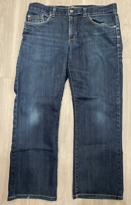 Fidelity Denim Mens Jeans Blue size 34 50-11 Sabbath Rinse Straight Casual Pants