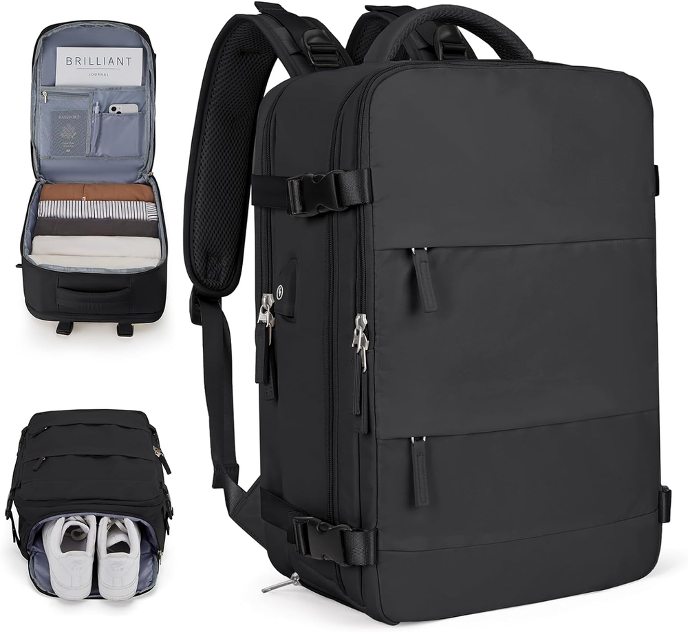 mochila de viaje avion para hombre mujer travel backpack impermeable senderismo