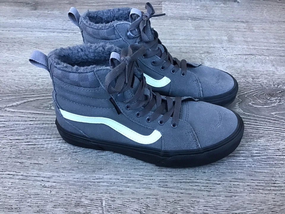 Vans Youth Size 4 Sneakers Filmore Hi VansGuard Kids Suede Boys Lined Shoes Boot - Image 2 of 4